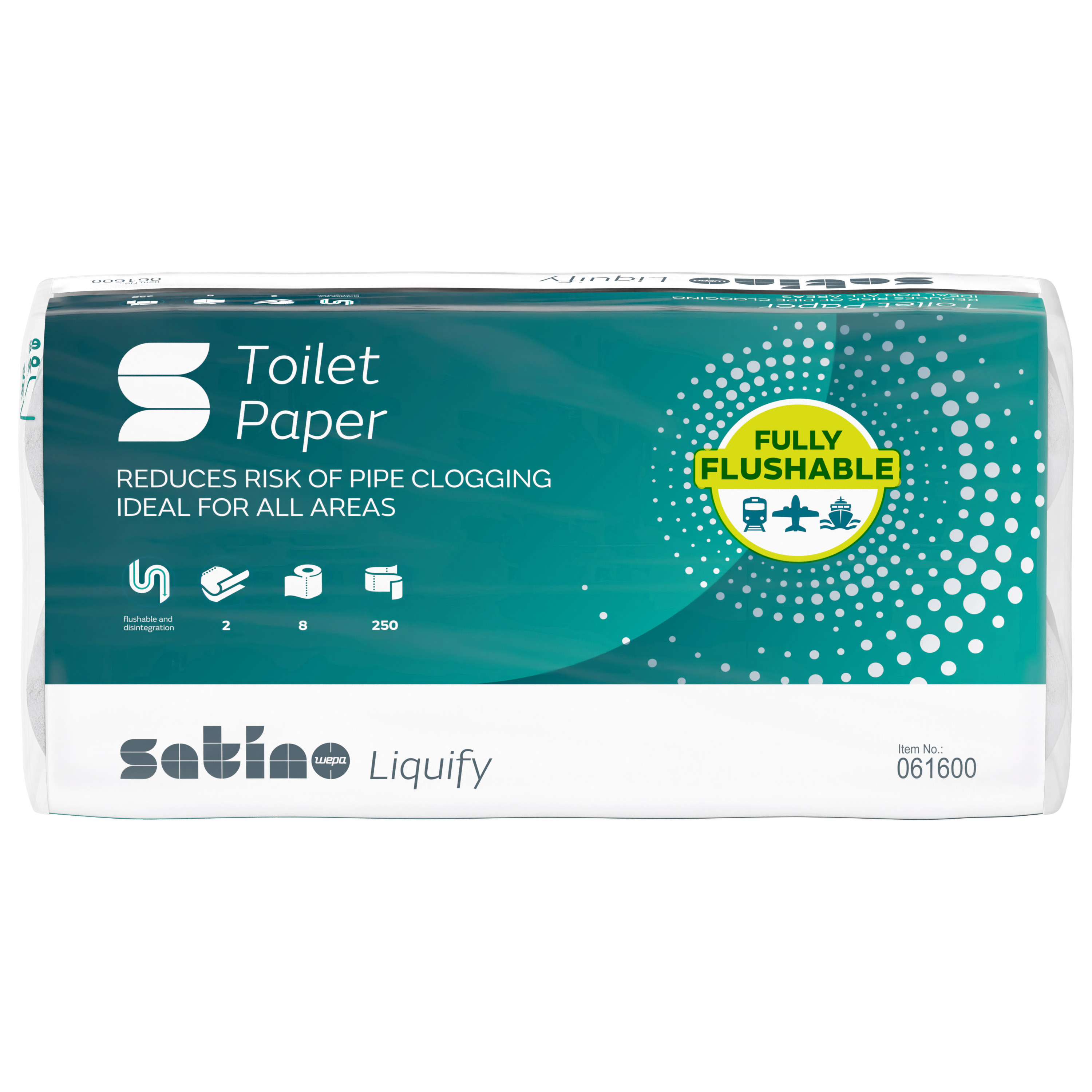 Satino liquify Camping Toilettenpapier 2-lagig weiß (64 Rollen) günstig kaufen – Toilettenpapier | pflege-onlineshop